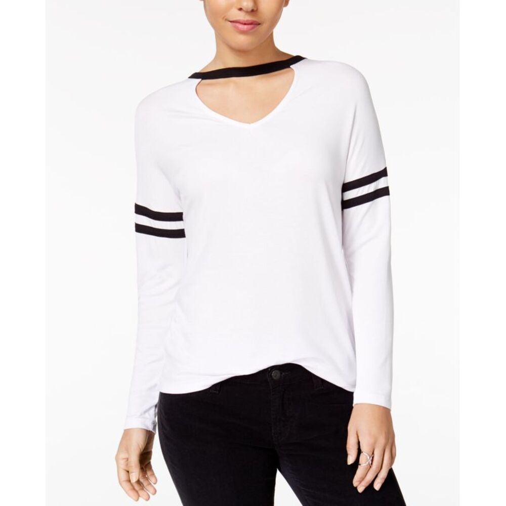 Ultra Flirt Juniors Striped Choker Top